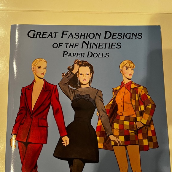 Paper Dolls – Fashion Designs of the Nineties by Tom Tierney (Dover Pub) (new) - Picture 1 of 16